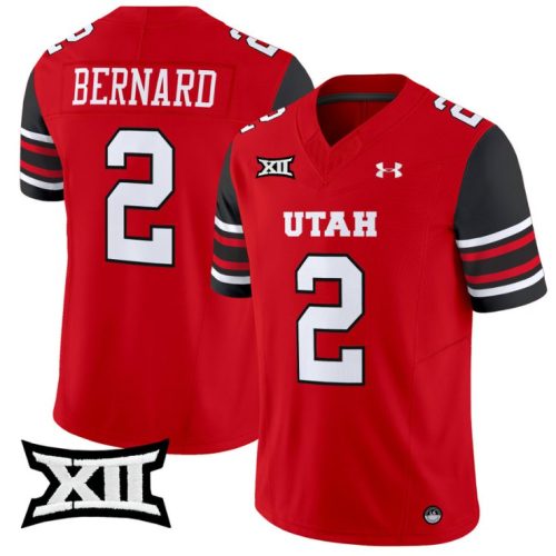 Micah Bernard Jersey #2 Utah Utes Vapor Limited College Football Stitched Red SKNA1GXV