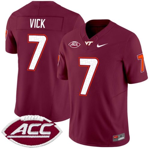 Michael Vick Jersey #7 Virginia Tech Hokies Vapor Limited College Football Maroon HWW3HGXV