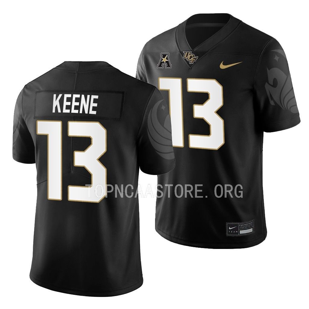 Mikey Keene UCF Knights #13 Black Jersey College Game Uniform XAMQPGXV