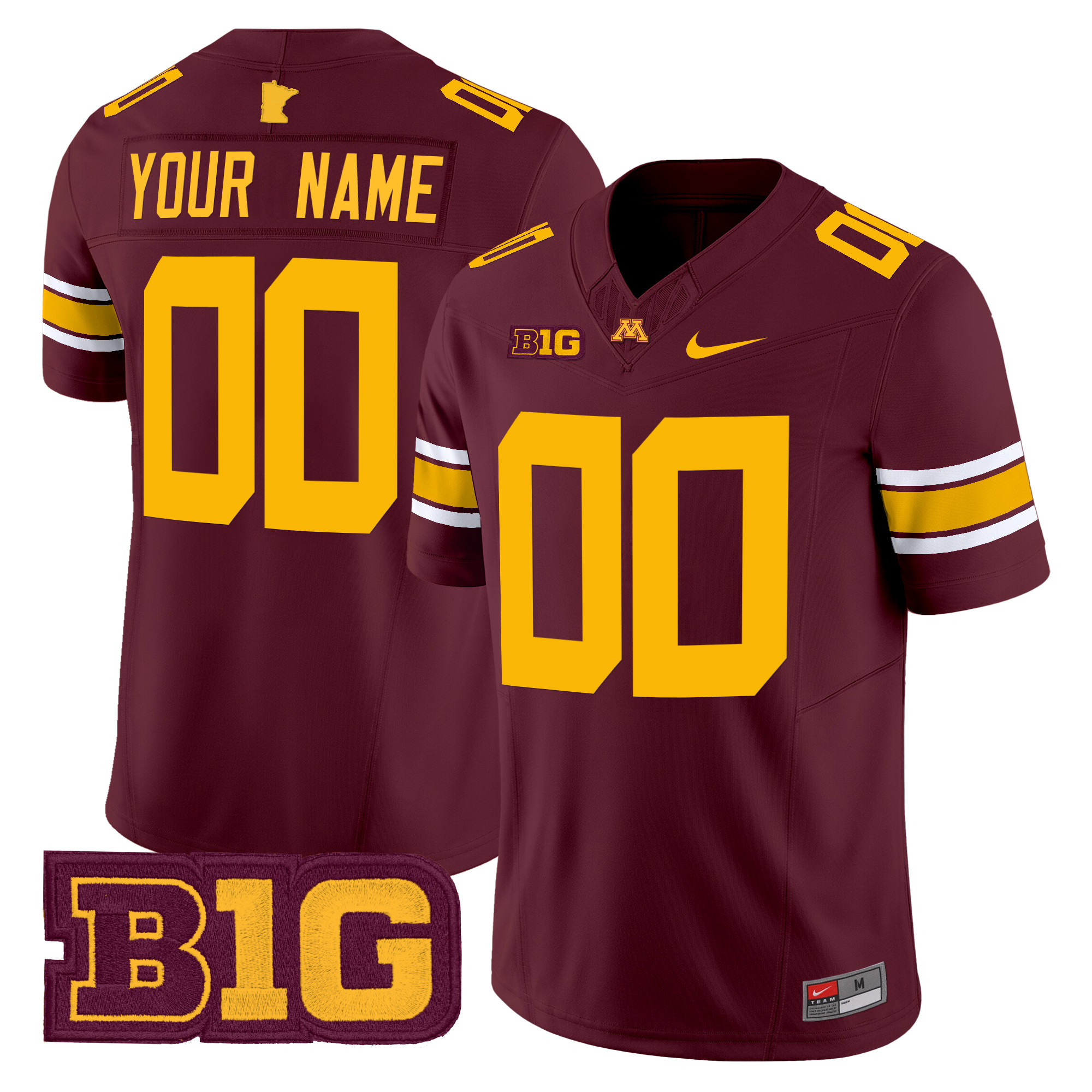 Minnesota Golden Gophers Vapor Limited Custom Jersey - All Stitched #3 97HY2GXV