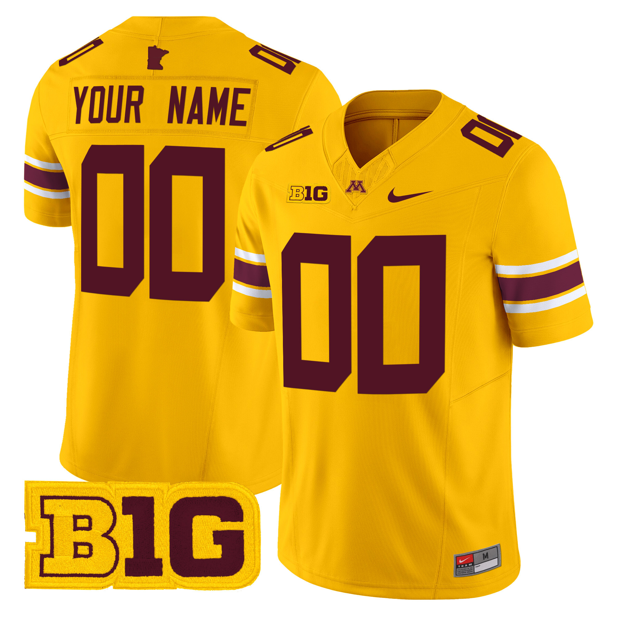 Minnesota Golden Gophers Vapor Limited Custom Jersey - All Stitched #4 YYFZEGXV
