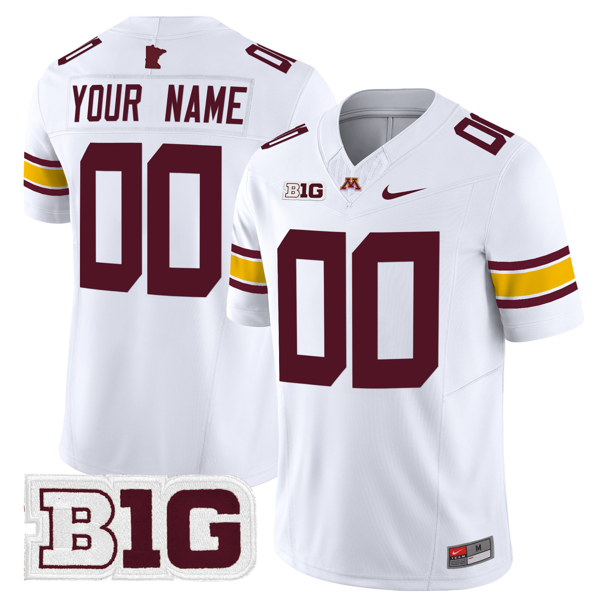 Minnesota Golden Gophers Vapor Limited Custom Jersey - All Stitched #5 WHYUDGXV