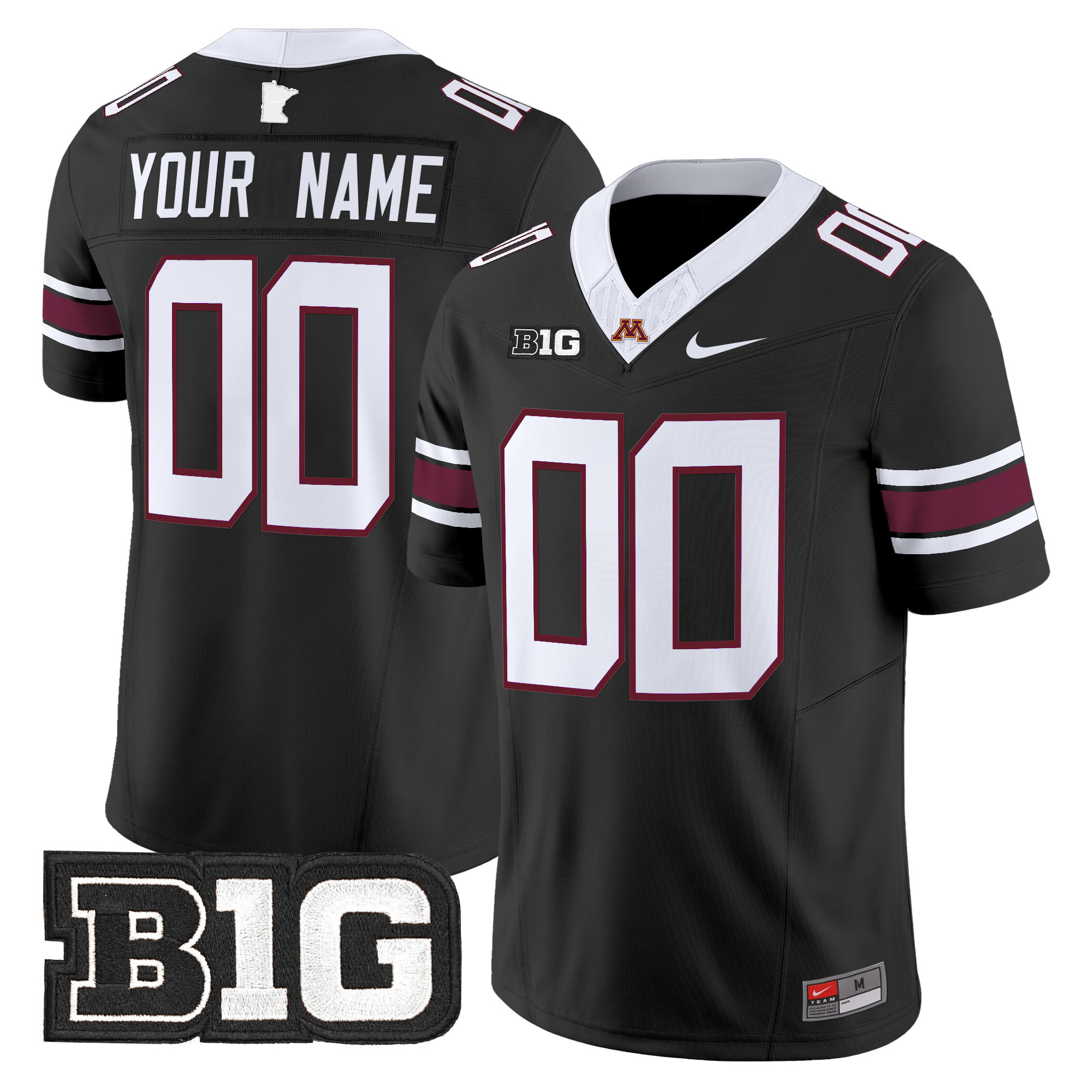 Minnesota Golden Gophers Vapor Limited Custom Jersey - All Stitched #6 HZWQ0GXV