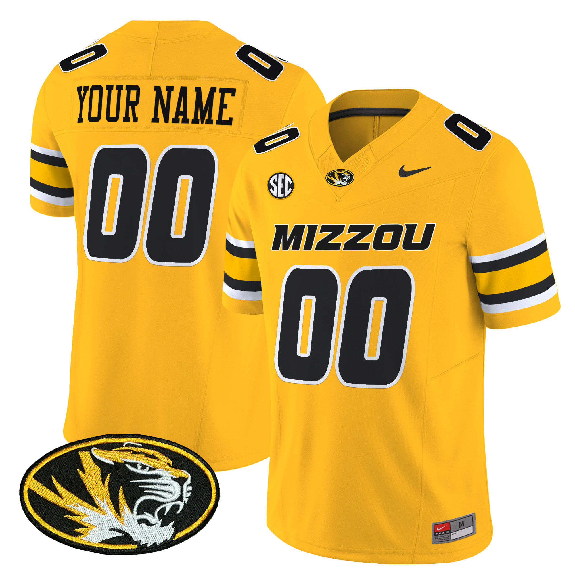 Missouri Tigers Vapor Limited Custom Jersey - All Stitched #4 CRSBOGXV