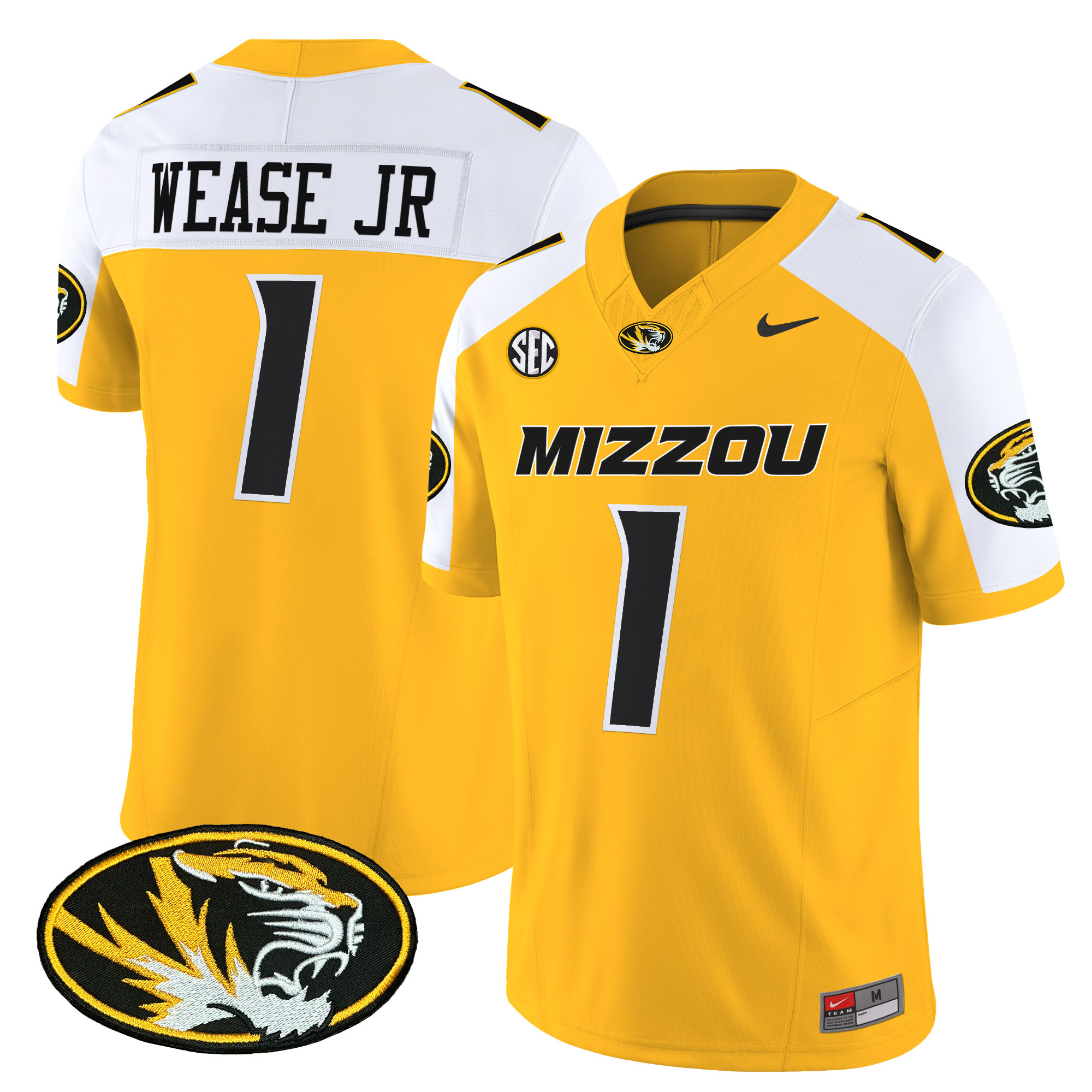 Missouri Tigers Vapor Limited Jersey - All Stitched #10 3676NGXV