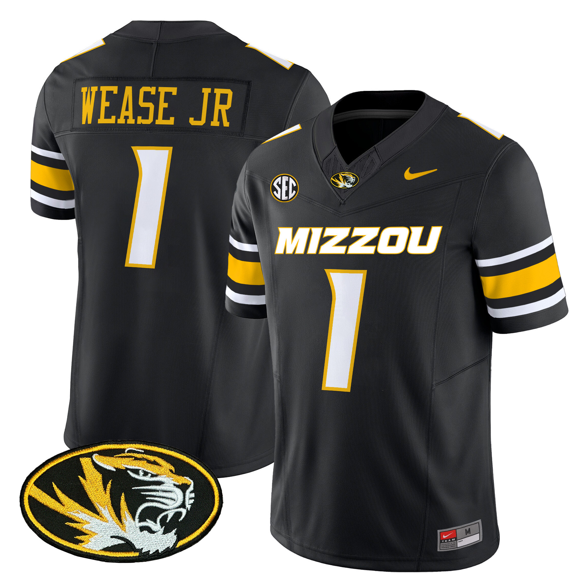 Missouri Tigers Vapor Limited Jersey - All Stitched #17 XCTVKGXV