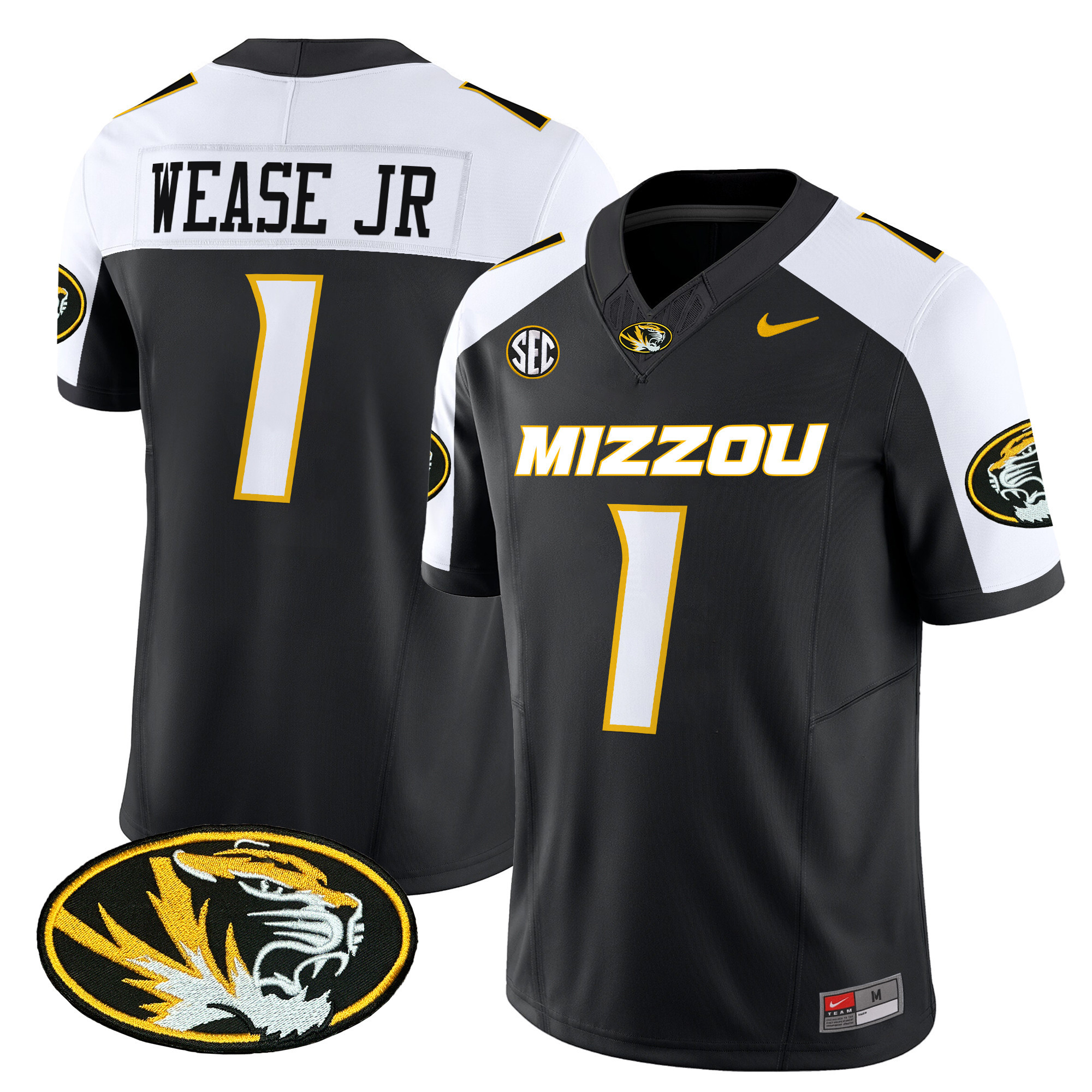 Missouri Tigers Vapor Limited Jersey - All Stitched #3 ERWU7GXV