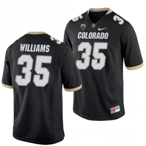 Mister Williams Jersey Colorado Buffaloes College Football Game Black #35 OKHWWGXV