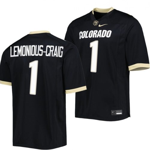 Montana Lemonious-Craig Jersey Colorado Buffaloes College Football Untouchable Black #1 7S5DMGXV