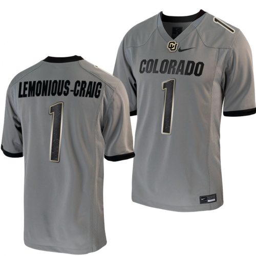 Montana Lemonious-Craig Jersey Colorado Buffaloes College Football Untouchable Game Grey #1 FNIEFGXV