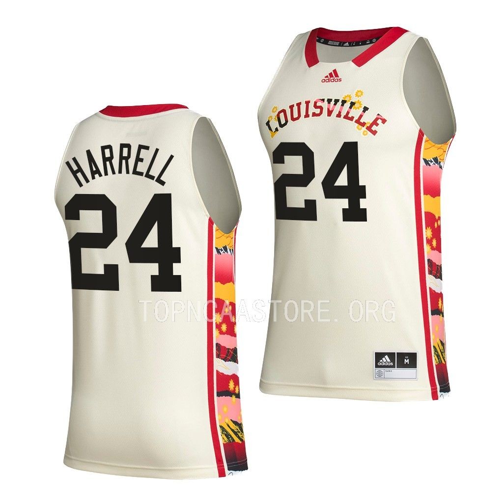 Montrezl Harrell Louisville Cardinals #24 White BHE Jersey Honoring Black Excellence BAJUMGXV