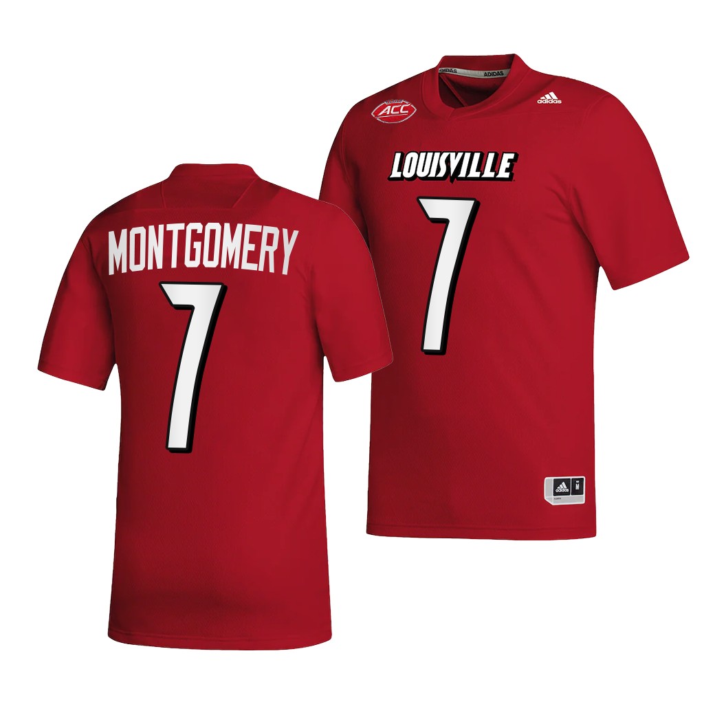 Monty Montgomery Louisville Cardinals #7 Red Jersey 2022-23 College NIL Uniform E9EK2GXV