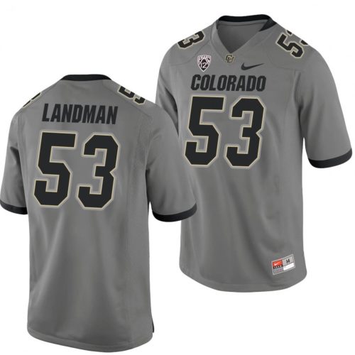 Nate Landman Jersey Colorado Buffaloes College Football Game Gray #53 45KLTGXV