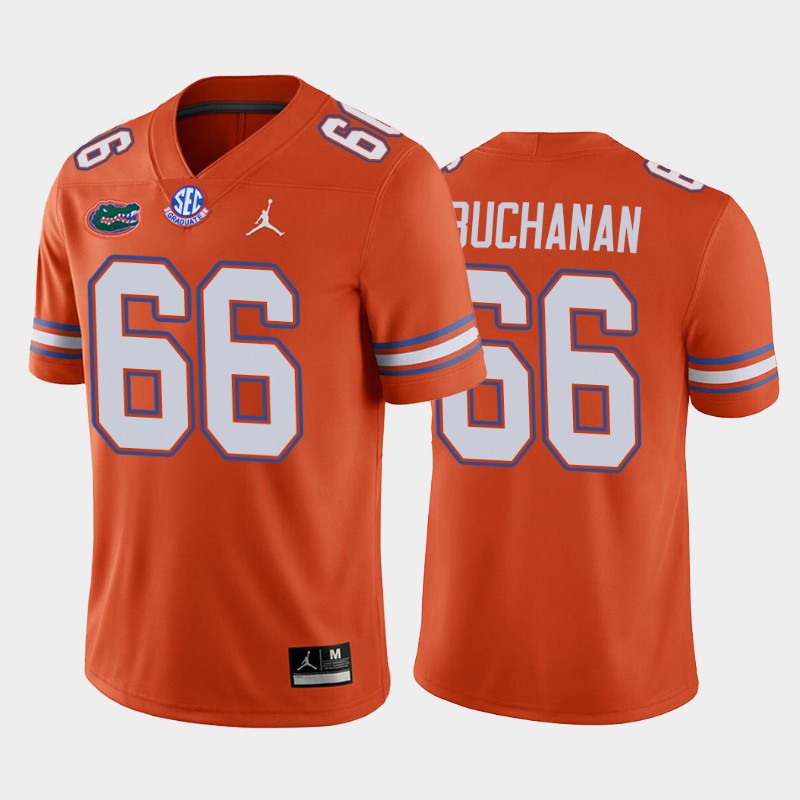 Nick Buchanan #66 Florida Gators Alternate Game Orange Jersey College KYCHXGXV