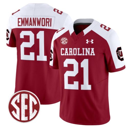Nick Emmanwori Jersey #21 South Carolina Gamecocks Football 1980 Throwback Vapor Garnet Alternate XB7SGGXV