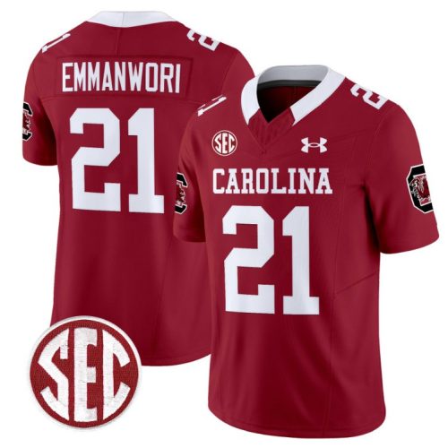 Nick Emmanwori Jersey #21 South Carolina Gamecocks Football 1980 Throwback Vapor Limited Garnet FJZN9GXV