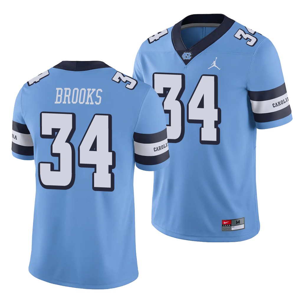 North Carolina Tar Heels British Brooks Carolina Blue College Alternate Game Jersey 0EXZSGXV