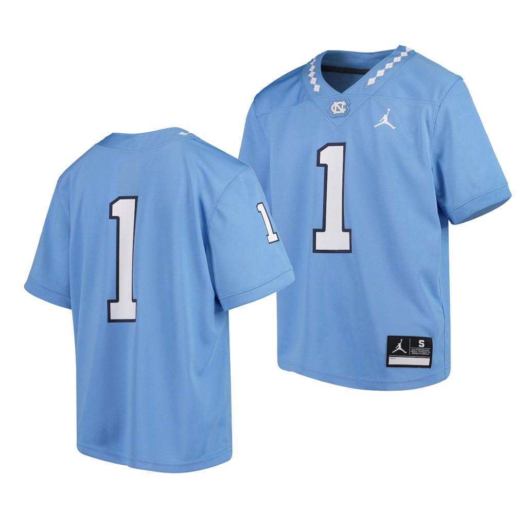 North Carolina Tar Heels Carolina Blue Youth Team Jersey WCSNRGXV