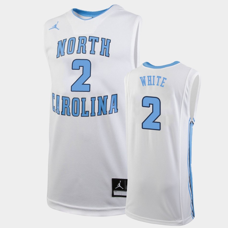North Carolina Tar Heels Coby White White College Jersey CMN4EGXV