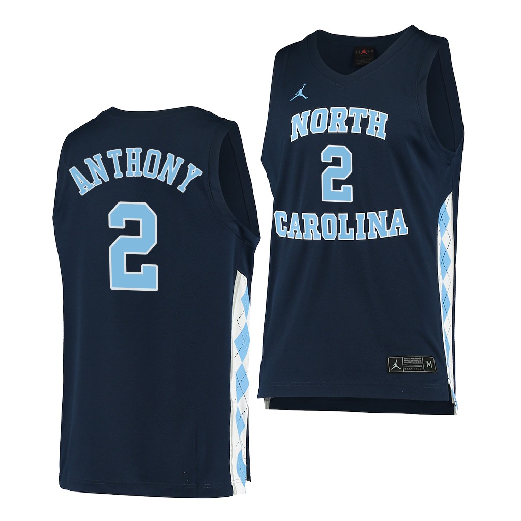 North Carolina Tar Heels Cole Anthony Navy -21 Alternate Men College Jersey 1AX09GXV