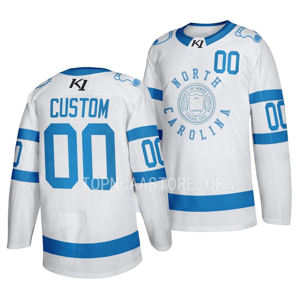 North Carolina Tar Heels Custom Frozen Finley White #00 Stadium Series Jersey C0CBPGXV