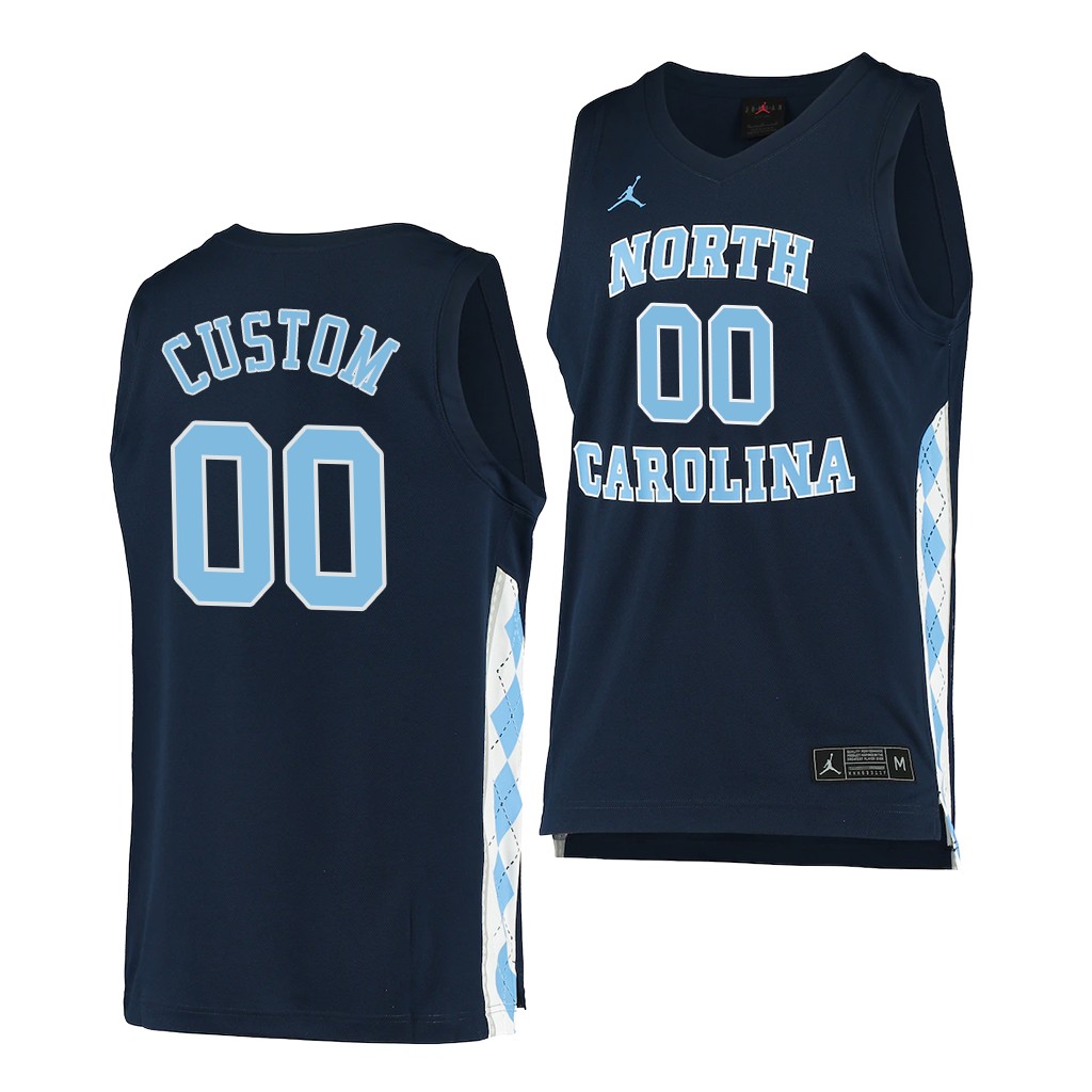 North Carolina Tar Heels Custom Navy -21 Alternate Men College Jersey 9AAA4GXV