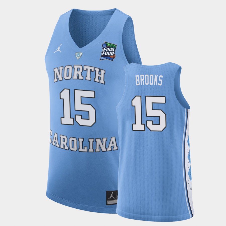 North Carolina Tar Heels Garrison Brooks Light Blue Final-Four Jersey BTKTHGXV