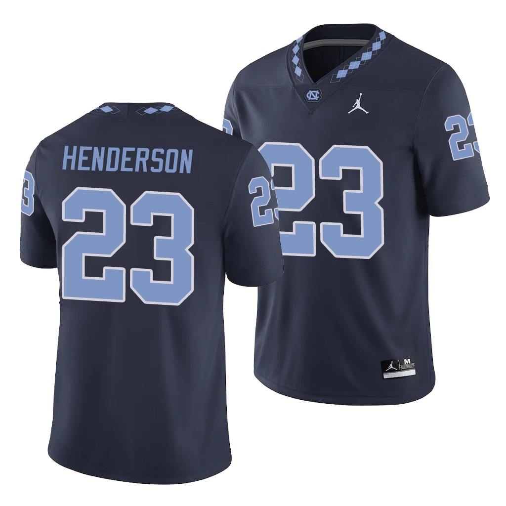 North Carolina Tar Heels Josh Henderson Navy College Game Jersey 0KIE3GXV