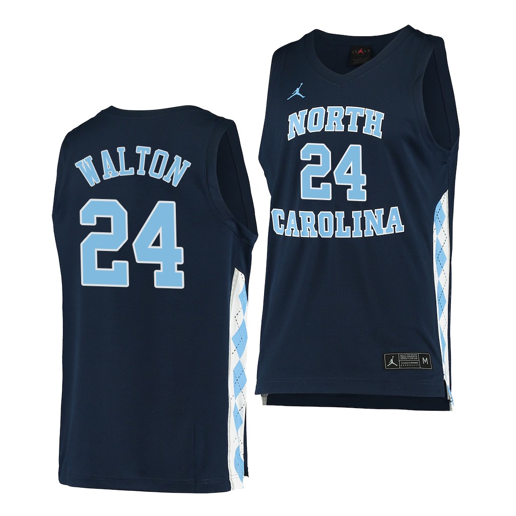 North Carolina Tar Heels Kerwin Walton Navy -21 Alternate Men College Jersey VZSHYGXV