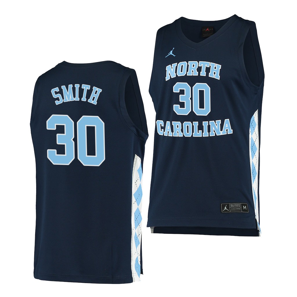 North Carolina Tar Heels K.J. Smith Navy -21 Alternate Men College Jersey FDMX0GXV