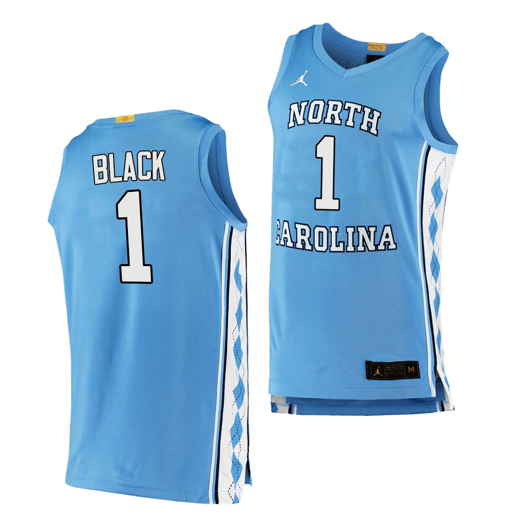 North Carolina Tar Heels Leaky Black Blue College Jersey SPDVOGXV