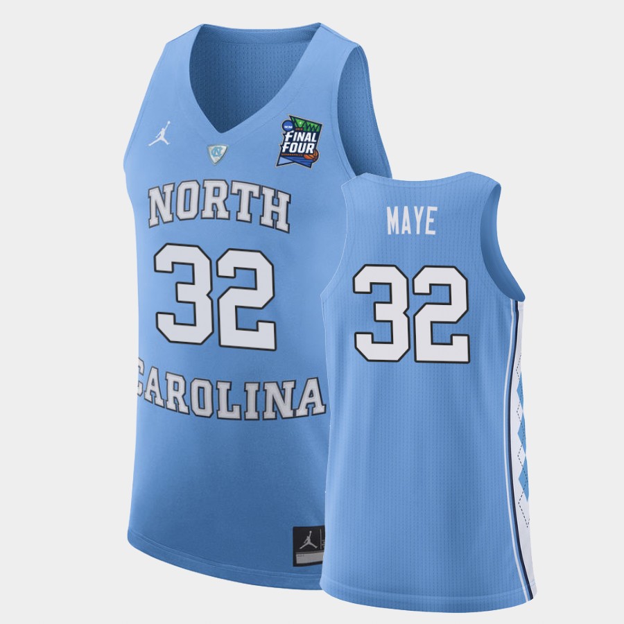 North Carolina Tar Heels Luke Maye Light Blue Final-Four Jersey NV2ZYGXV