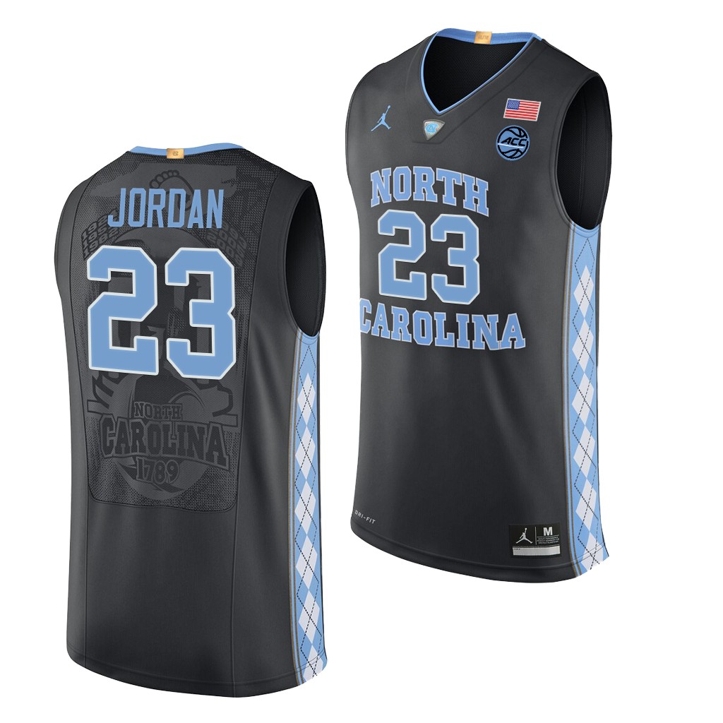 North Carolina Tar Heels Michael Jordan Black -20 Jersey EG2H6GXV