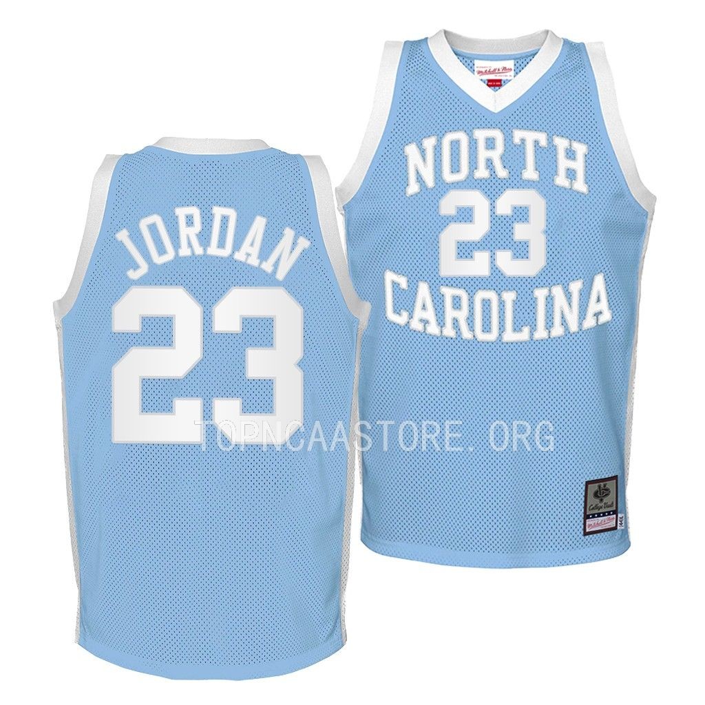 North Carolina Tar Heels Michael Jordan Throwback Jersey Youth Blue 3EDARGXV