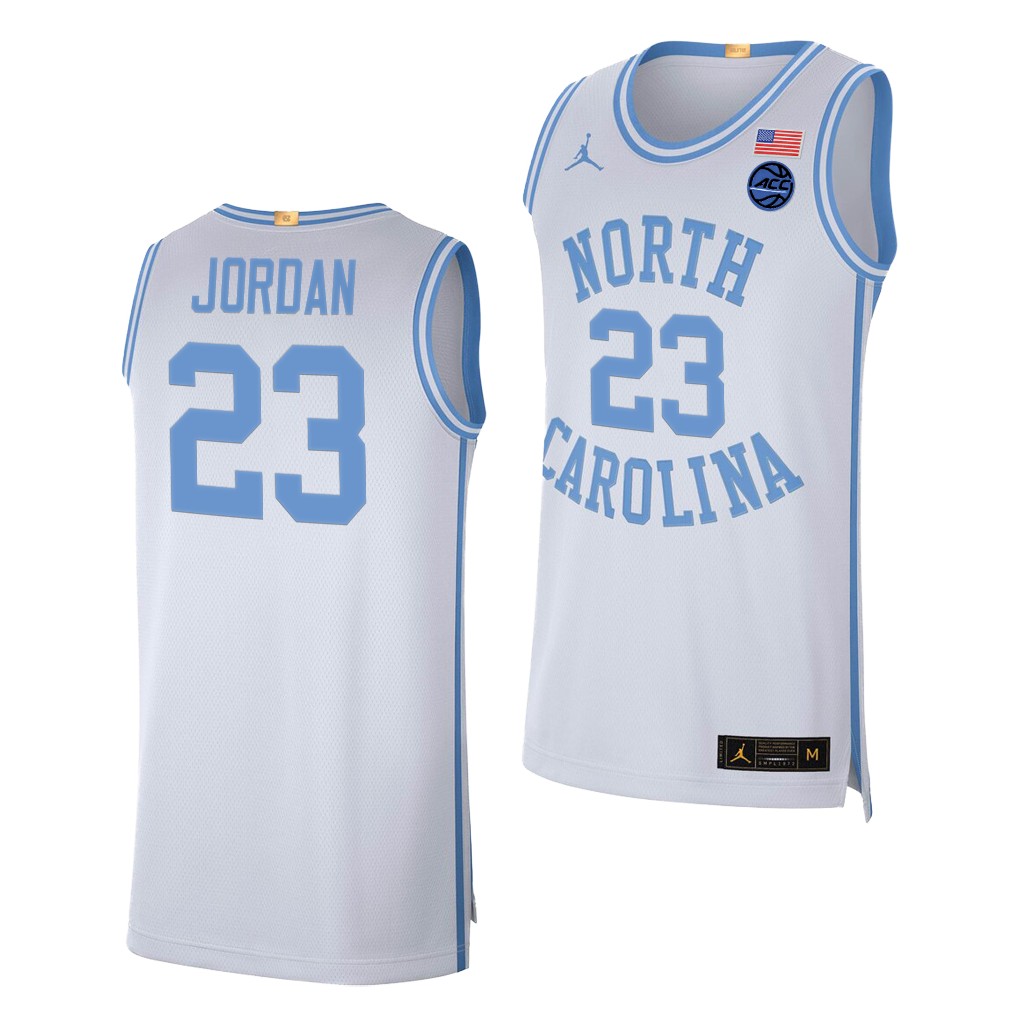 North Carolina Tar Heels Michael Jordan White -20 Retro Limited Jersey CC3KKGXV