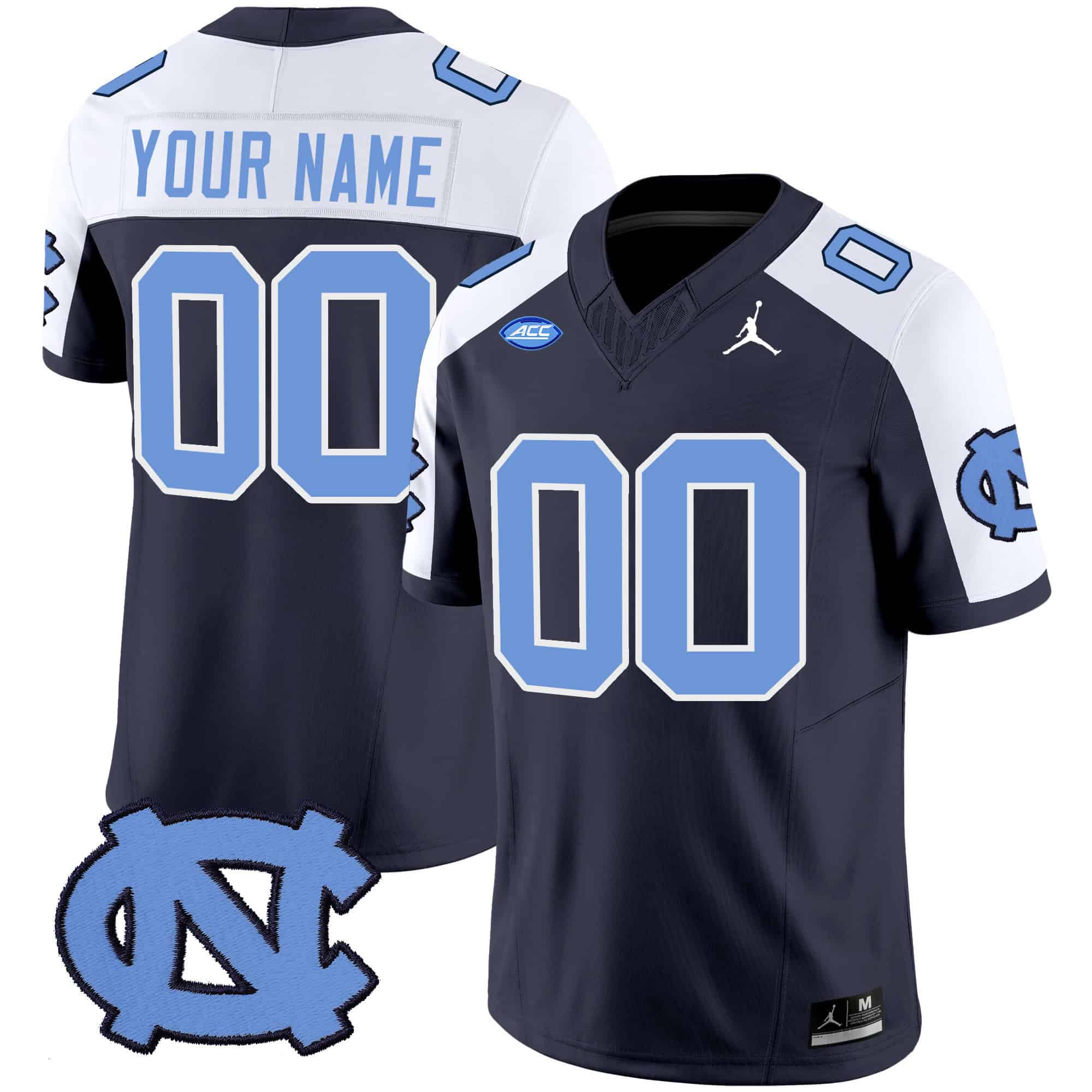 North Carolina Tar Heels Vapor Limited Custom Jersey - All Stitched #1 HPQDCGXV