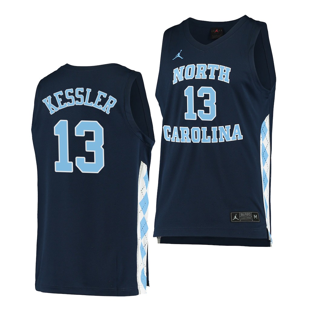 North Carolina Tar Heels Walker Kessler Navy -21 Alternate Men College Jersey J6FCOGXV