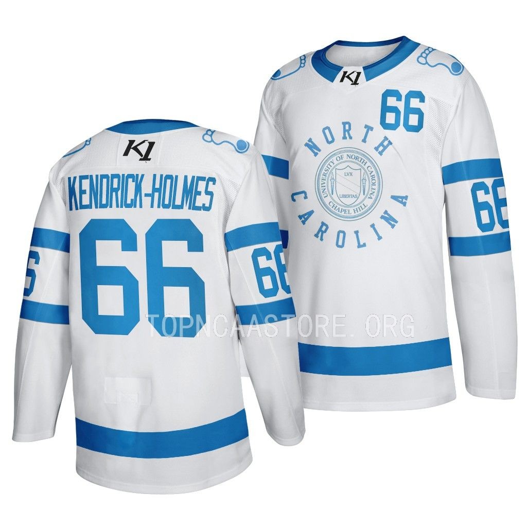 North Carolina Tar Heels Wills Kendrick-holmes Frozen Finley White #66 Stadium Series Jersey ASEB8GXV