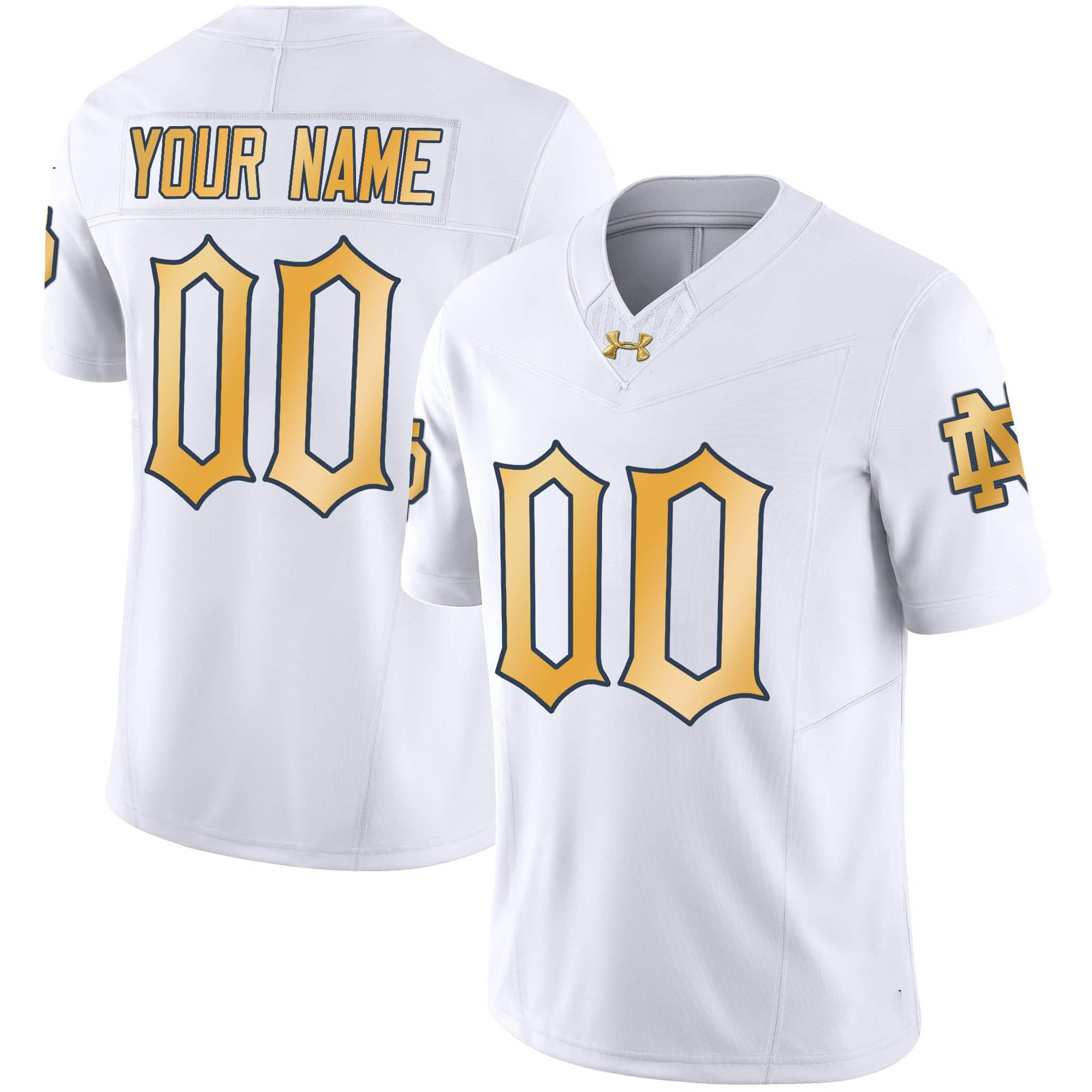 Notre Dame Fighting Irish Vapor Limited Custrom Jersey - All Stitched #3 VREX1GXV