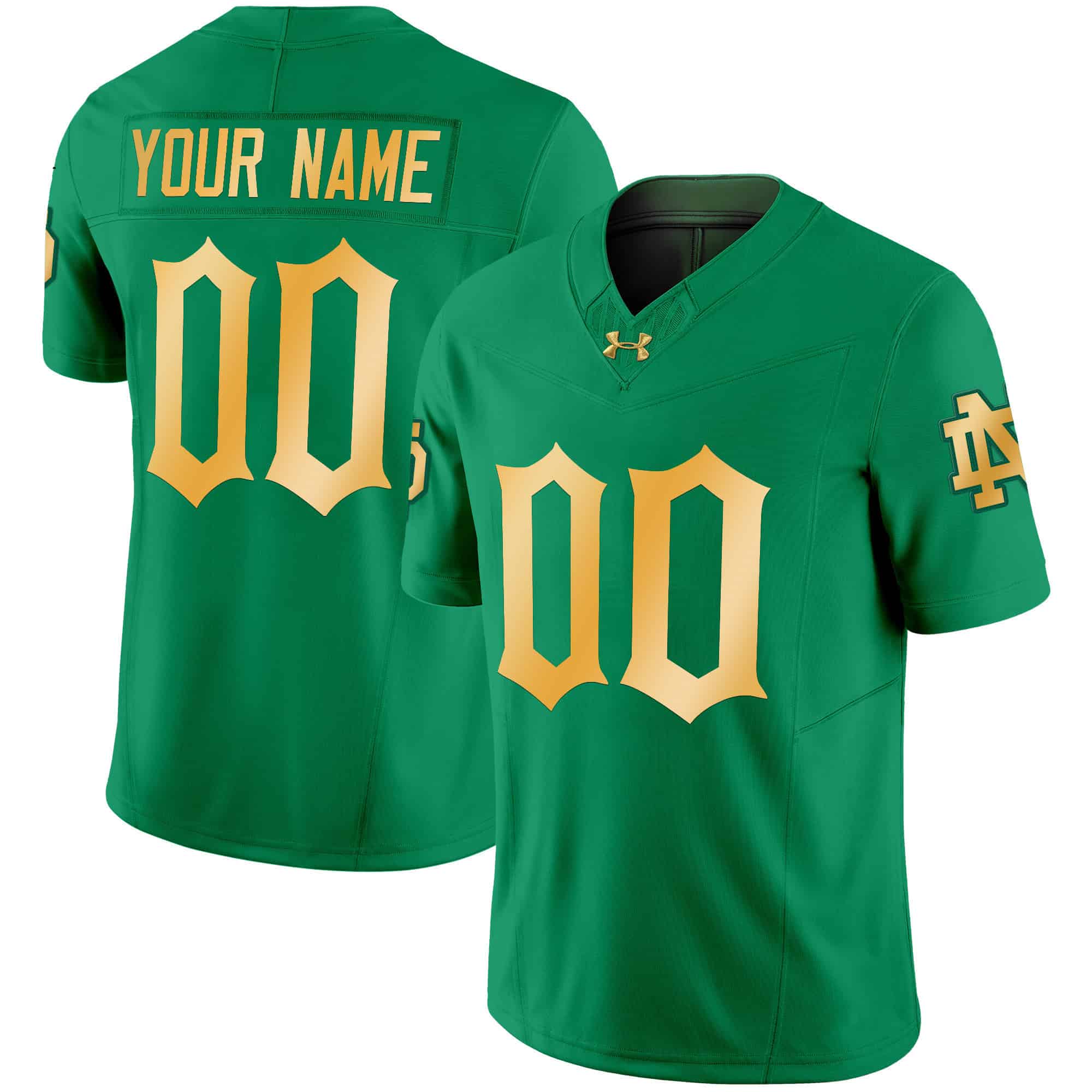 Notre Dame Fighting Irish Vapor Limited Custrom Jersey - All Stitched #4 MVERKGXV