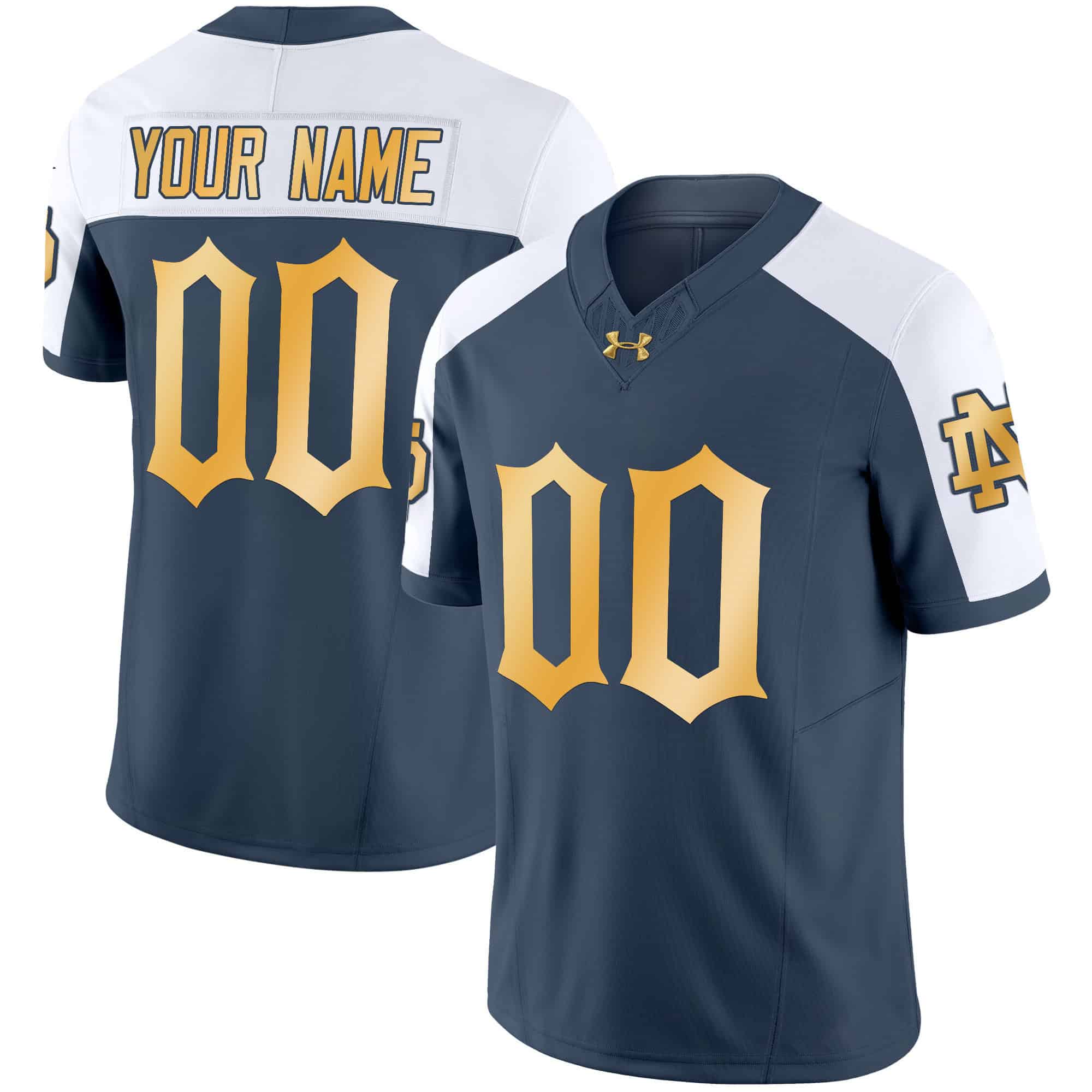 Notre Dame Fighting Irish Vapor Limited Custrom Jersey - All Stitched #5 AOOCZGXV