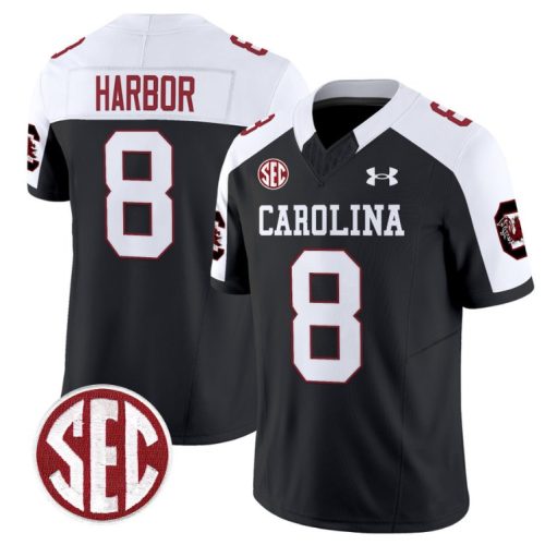 Nyck Harbor Jersey #8 South Carolina Gamecocks Football 1980 Throwback Vapor Black Alternate RHBDHGXV