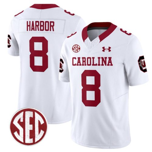 Nyck Harbor Jersey #8 South Carolina Gamecocks Football 1980 Throwback Vapor Limited White LB6XFGXV