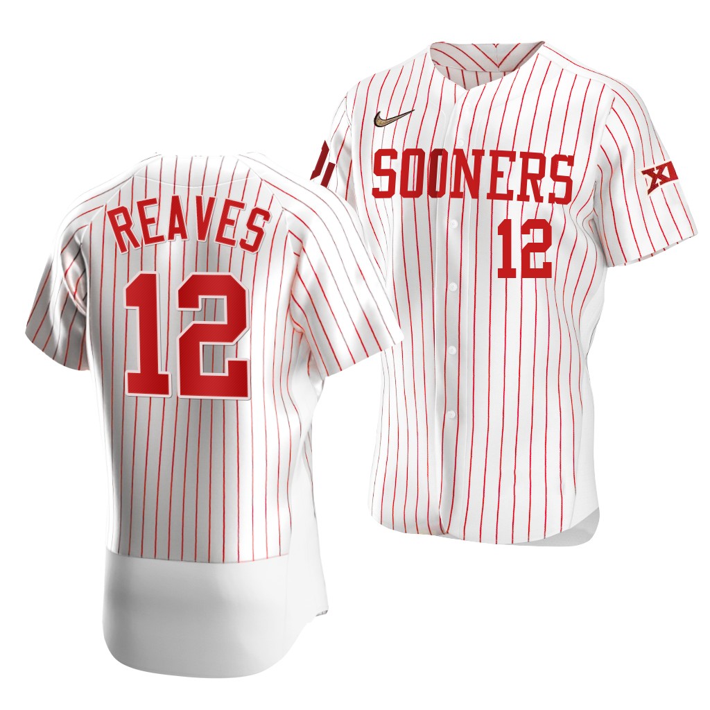 Oklahoma Sooners Austin Reaves White Vapor Prime College Jersey LEEAZGXV