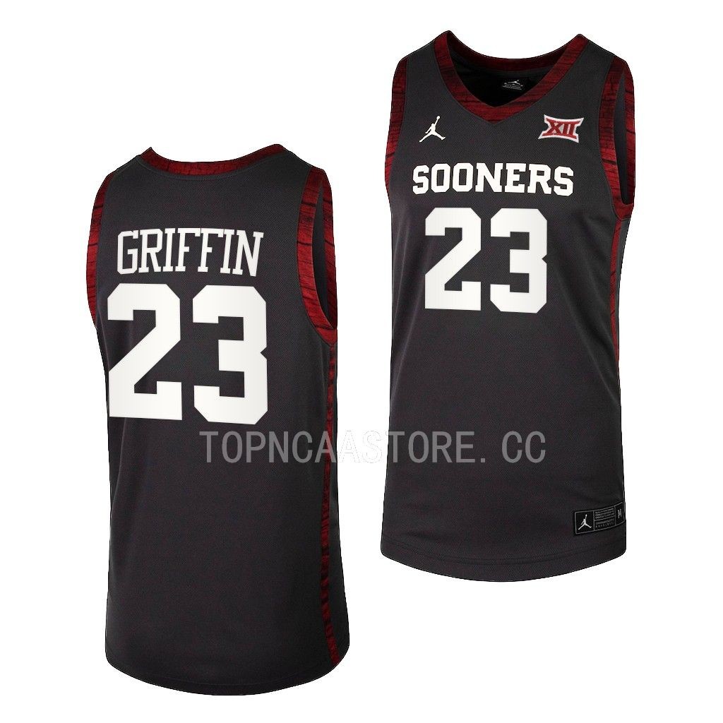 Oklahoma Sooners Blake Griffin Alumni uniform Anthracite #23 Jersey 01XDVGXV