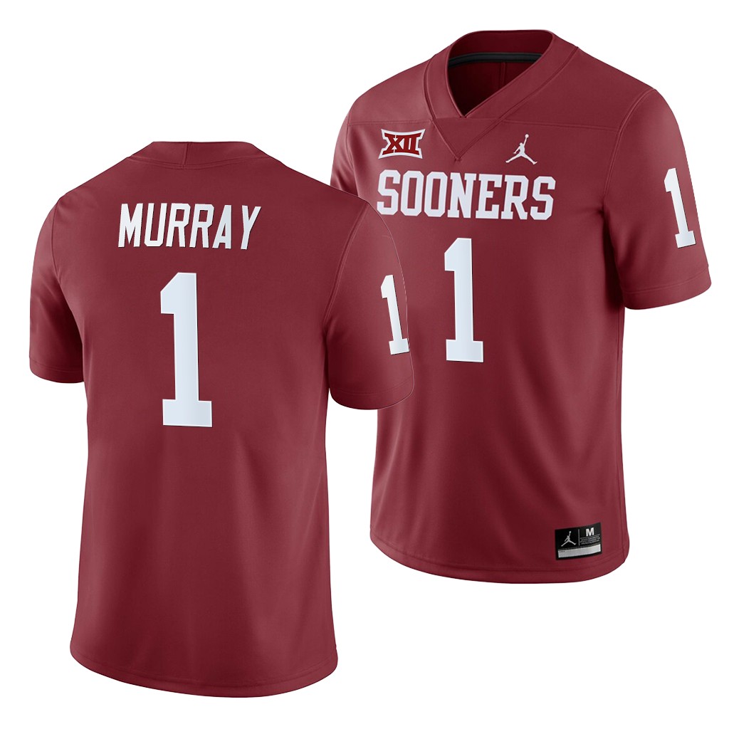 Oklahoma Sooners Kyler Murray Crimson College Home Game Jersey N3708GXV