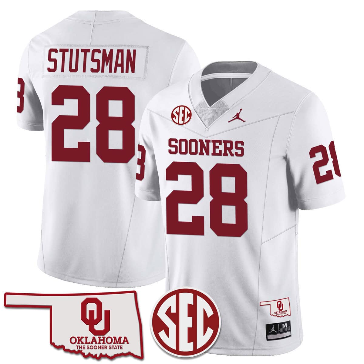 Oklahoma Sooners SEC Patch Vapor Premier Limited Jersey - All Stitched #11 LSYWVGXV