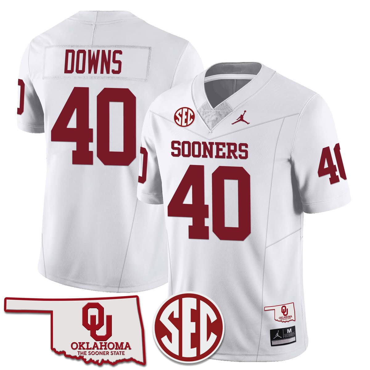 Oklahoma Sooners SEC Patch Vapor Premier Limited Jersey - All Stitched #13 JKRWNGXV