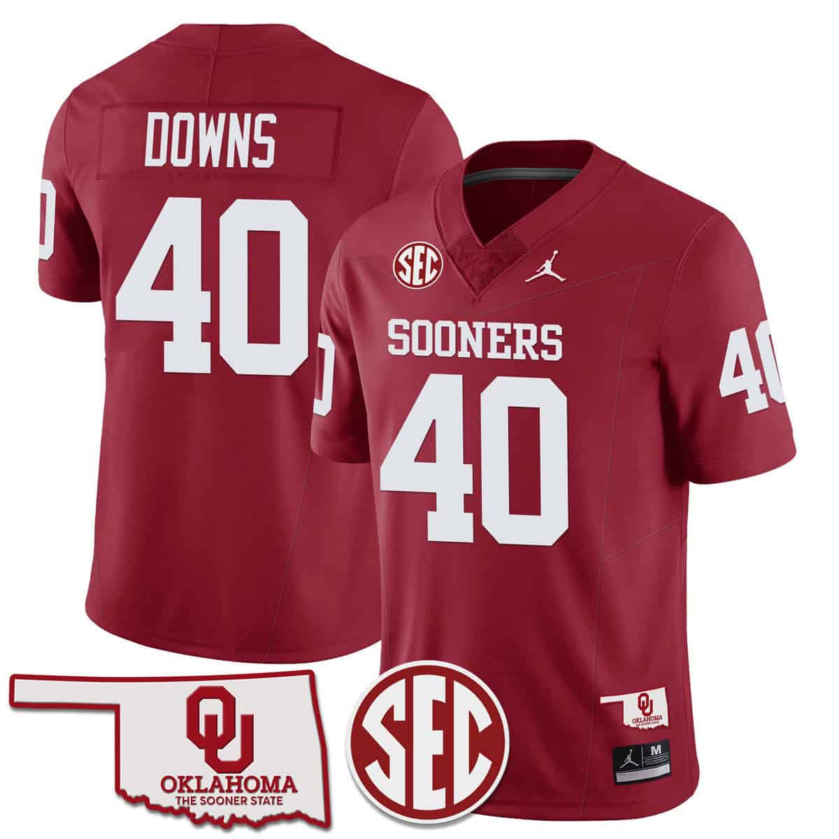 Oklahoma Sooners SEC Patch Vapor Premier Limited Jersey - All Stitched #8 KUZLNGXV