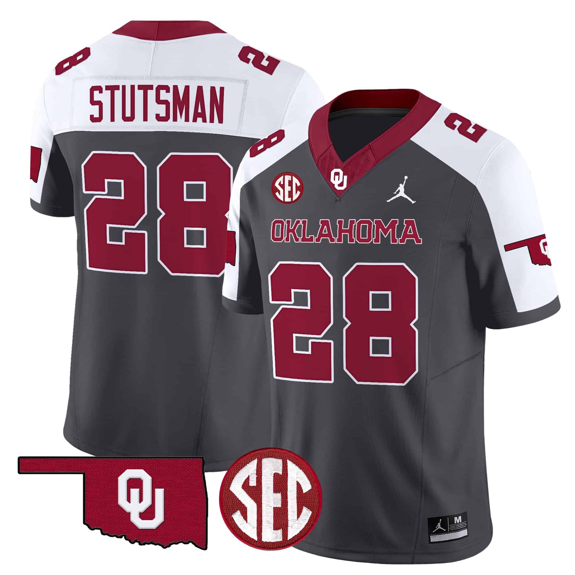 Oklahoma Sooners Vapor Limited Jersey - SEC Patch - All Stitched #1 21HF8GXV